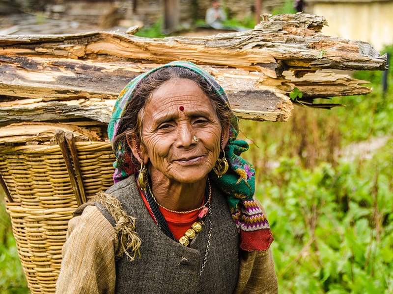 Village woman