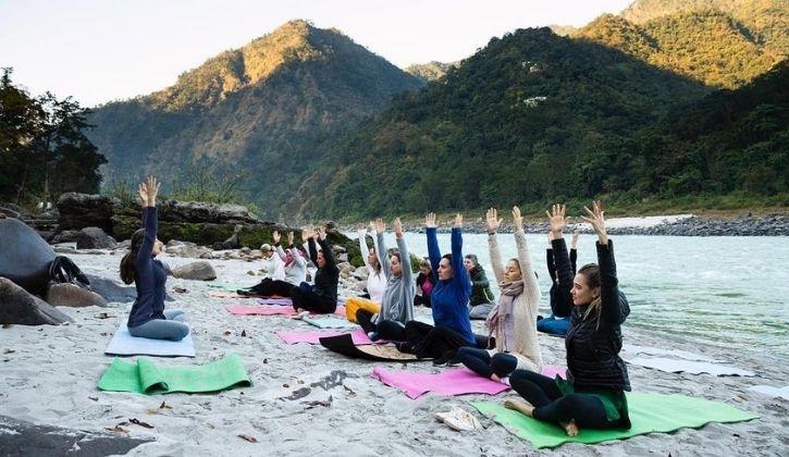 Yoga at Ganges
