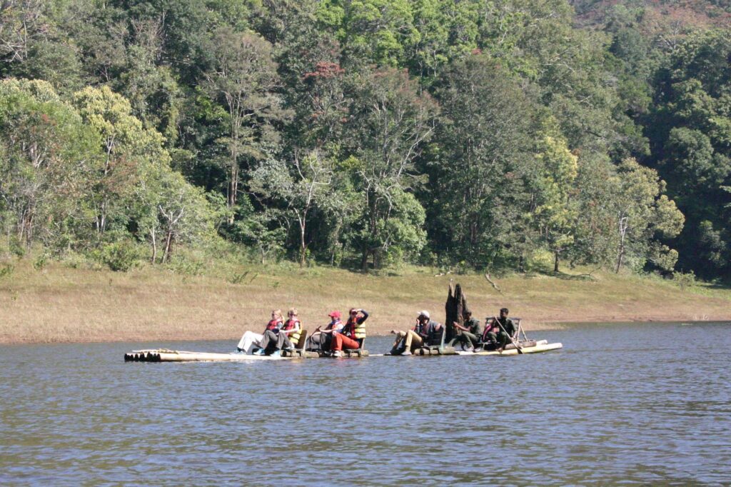 Bamboo rafting periyar